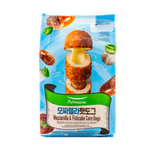 Breaded Mozarella & Fish Cake on a Stick<br />모짜렐라 핫도그 400g <FROZEN>