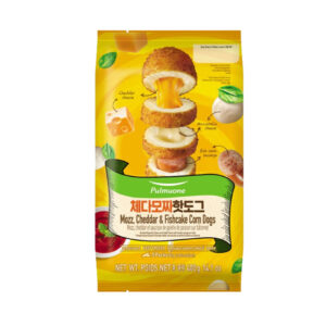 Mozz, Cheddar & Fish cake Corn Dogs<br />체다모짜핫도그 400g <FROZEN>