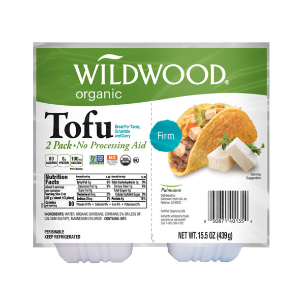 Organic Tofu- Firm<br />Twin Pack 439g