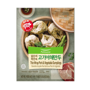 Thin Wrap Pork & Vegetable Dumplings<br />얇은피 고기야채만두 561g<FROZEN>