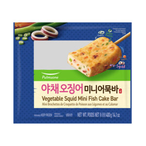 Vegetable Squid Mini Fish Cake Bar<br />야채 오징어 미니 어묵바 400g